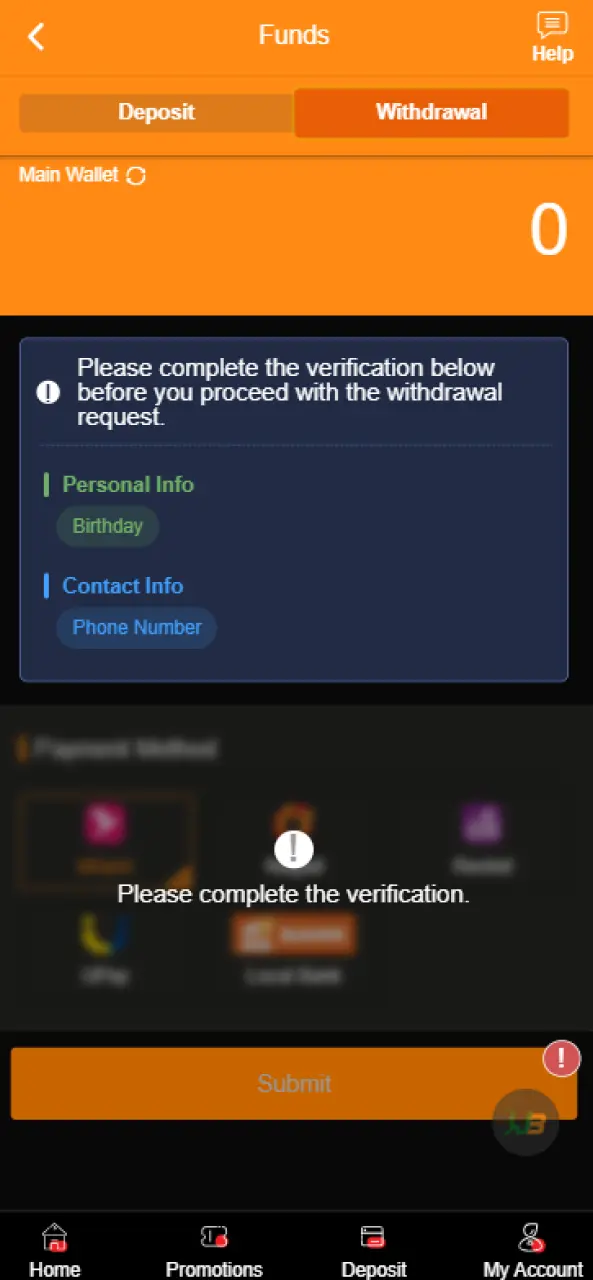 Complete the verification of your JeetBuzz account.