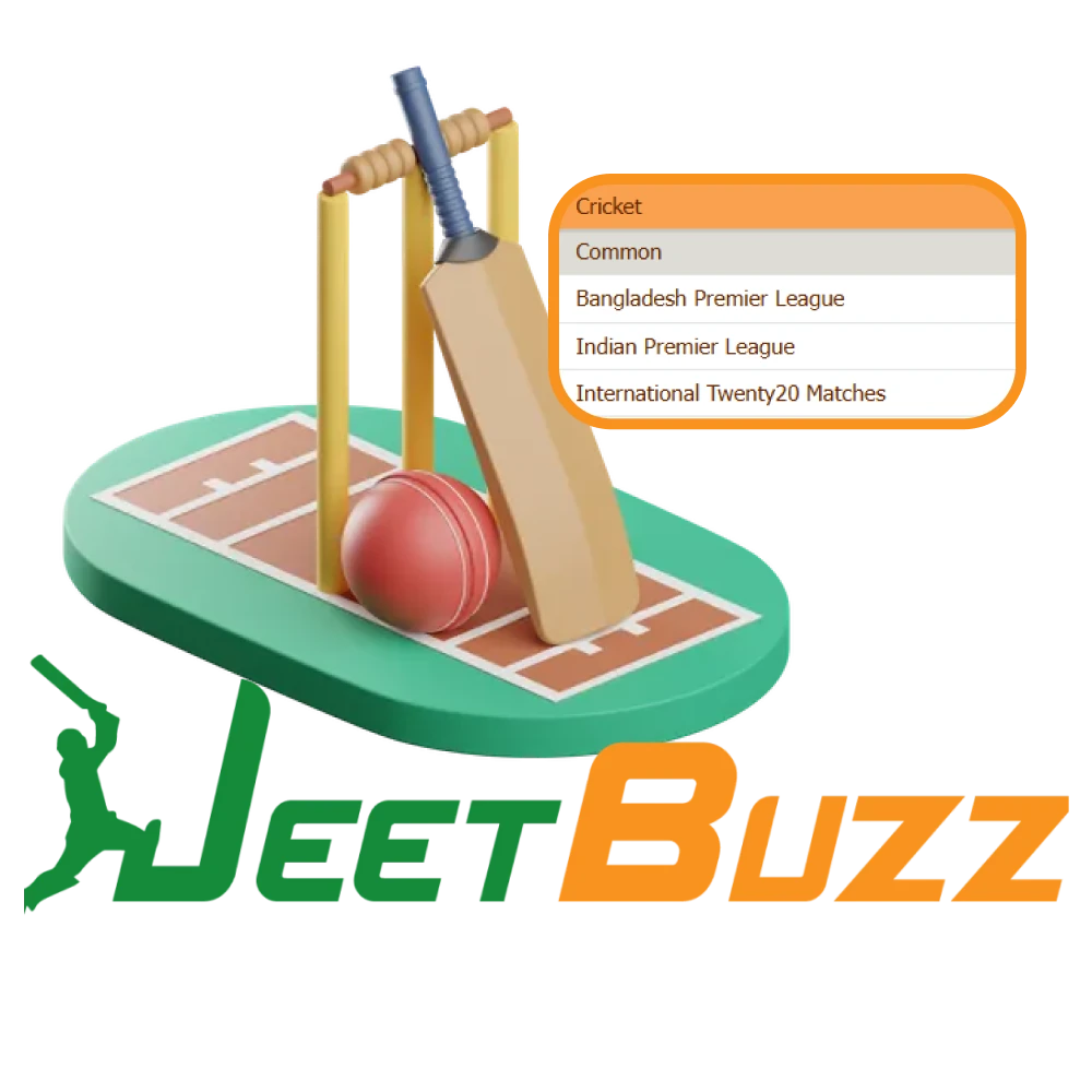 Bet on cricket on the JeetBuzz website.