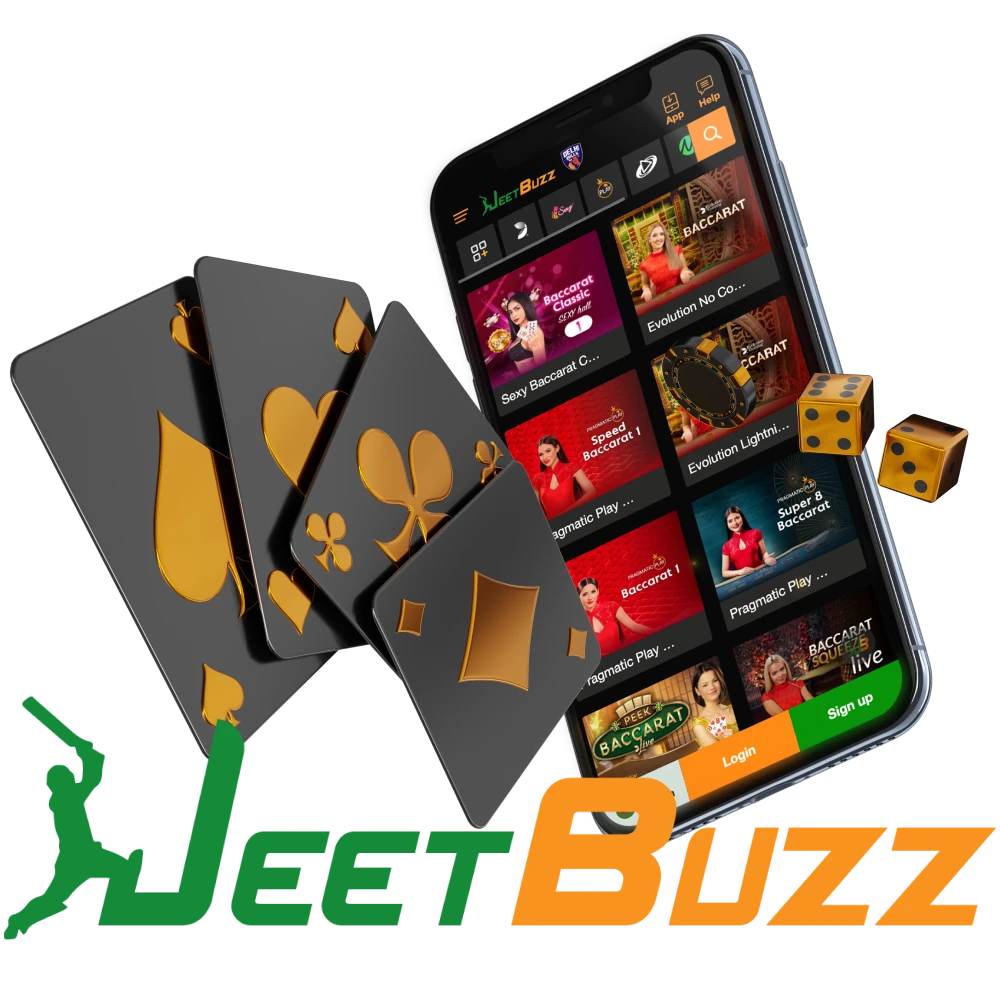 Play Baccarat at Jeetbuzz Online Casino on your phone.