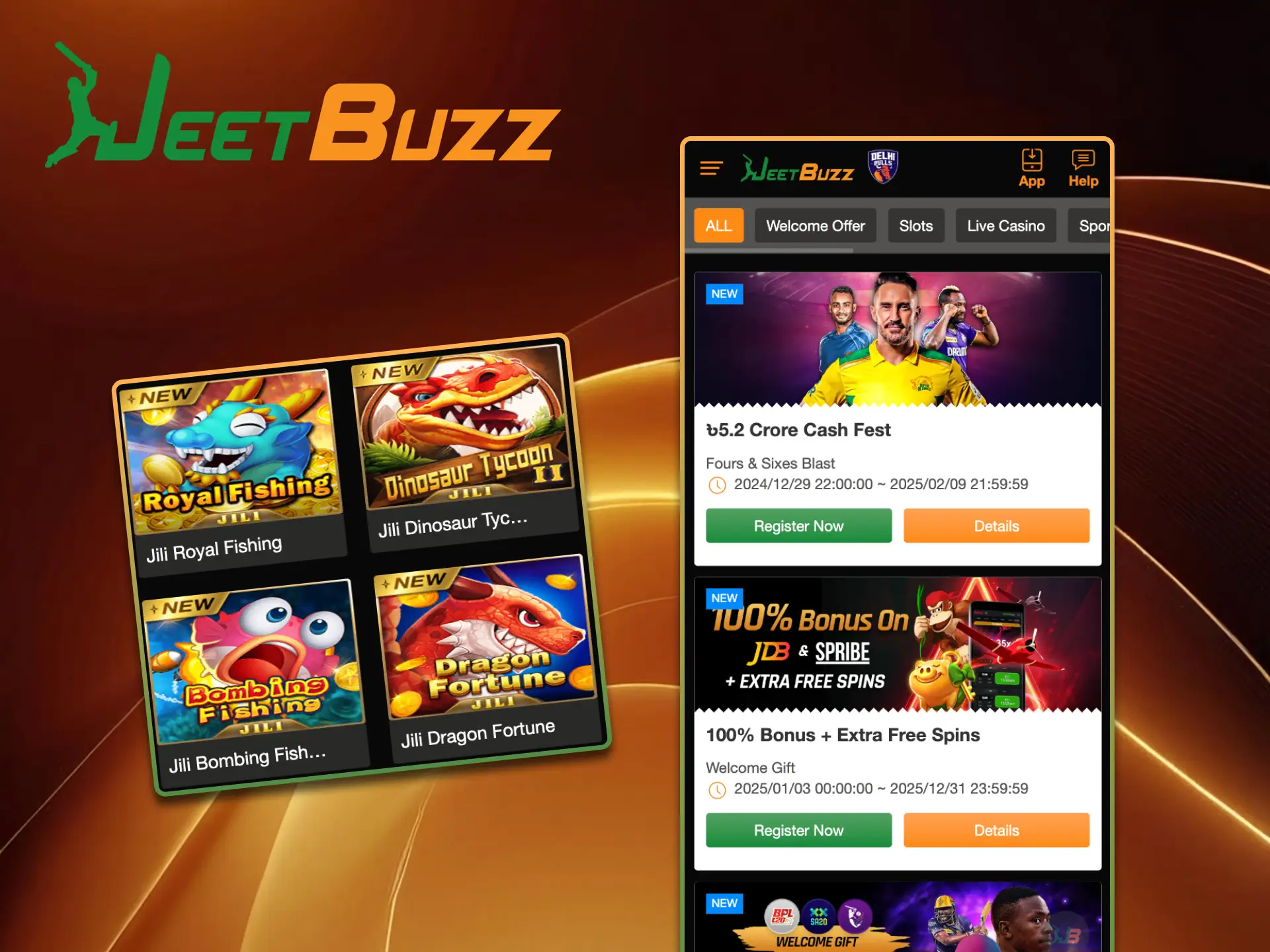 Claim your bonuses for playing at Jeetbuzz Online Casino.